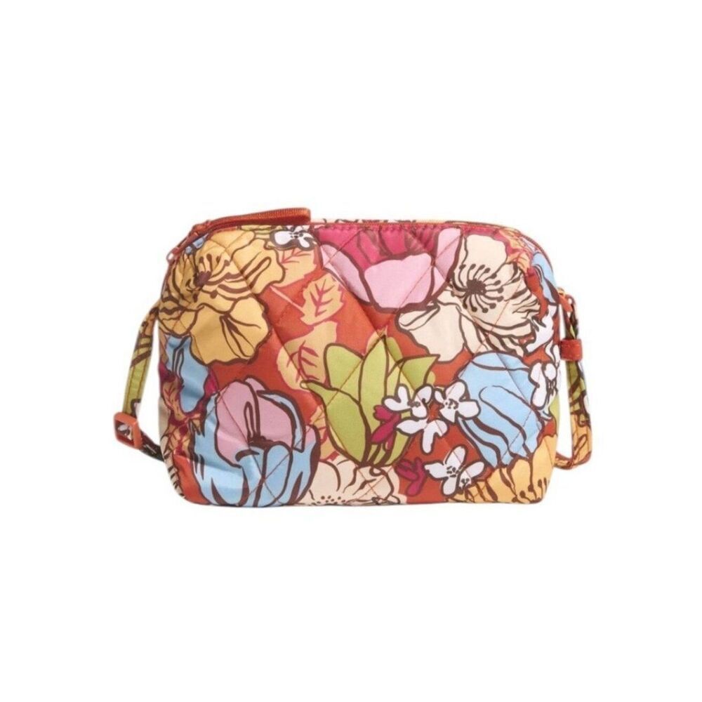 Vera Bradley Camera Bag Crossbody Midday Garden Ultralight Small Purse NWT $85